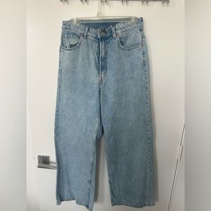 H&M wide leg jeans